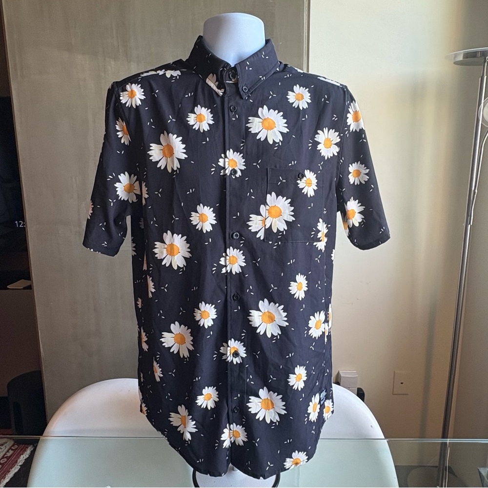 Wesc Black Floral Men's Shirt